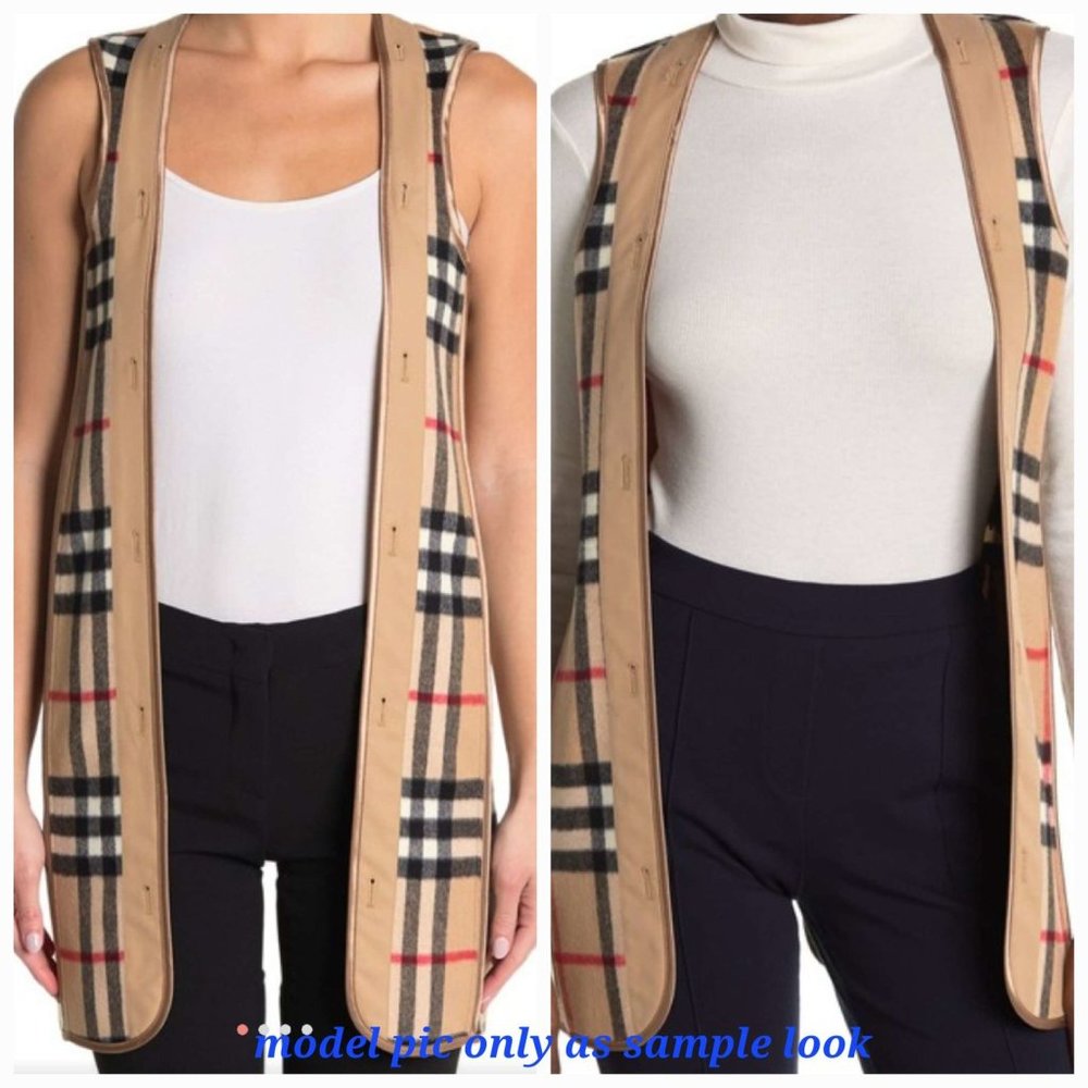 100% Authentic Burberry Cardigan or Coat Warmer or Insert Brand New - Picture 11 of 11